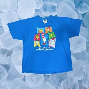 Vintage Universal Studios Island of Adventures Dr. Seuss Landing shirt XL